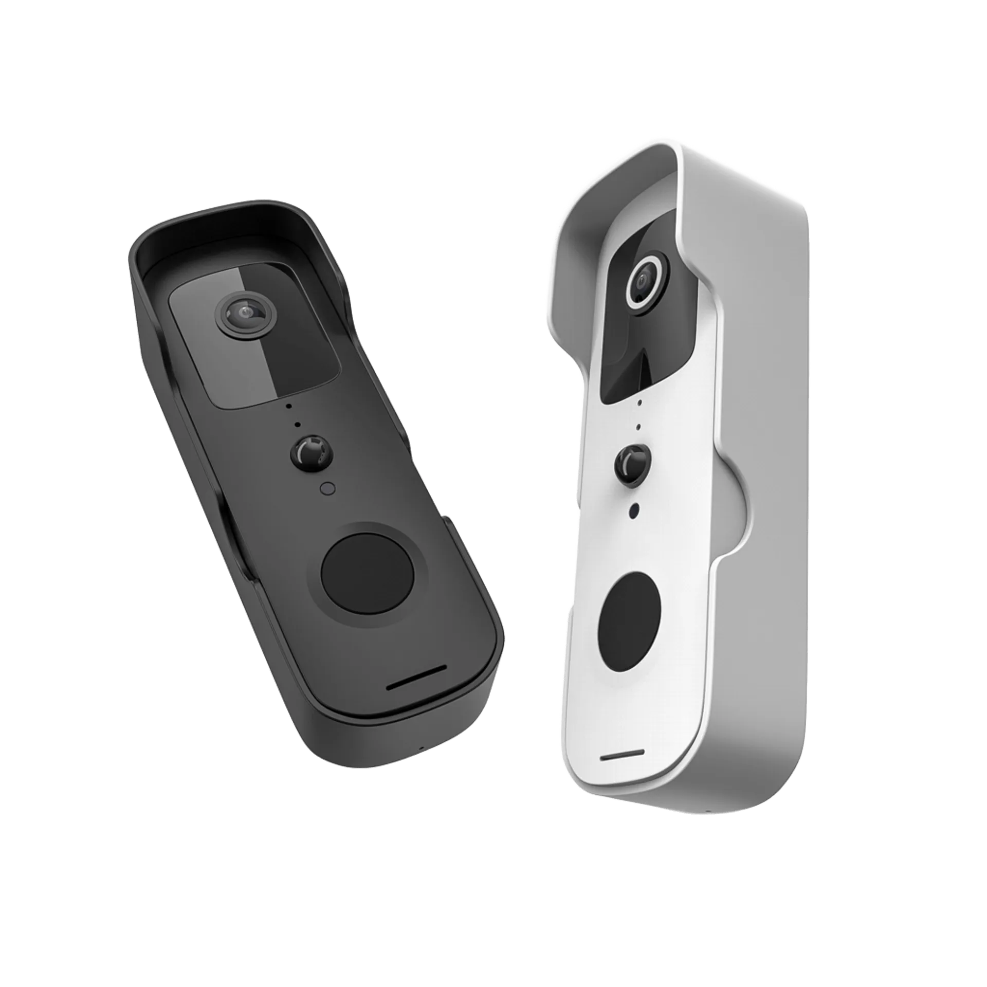 Auravis Smart Wireless Doorbell — White and Black