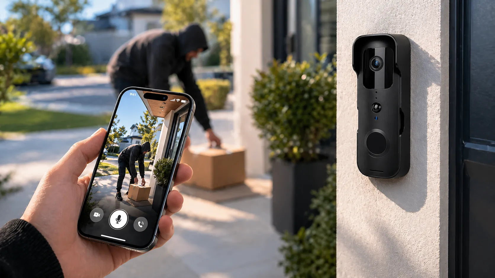 Auravis Smart Wireless Doorbell security demo